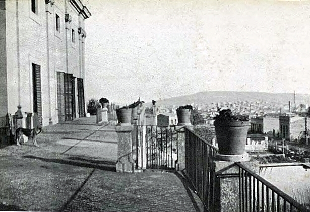 El barri de Pubilla Casas des de la vil·la, l'any 1932