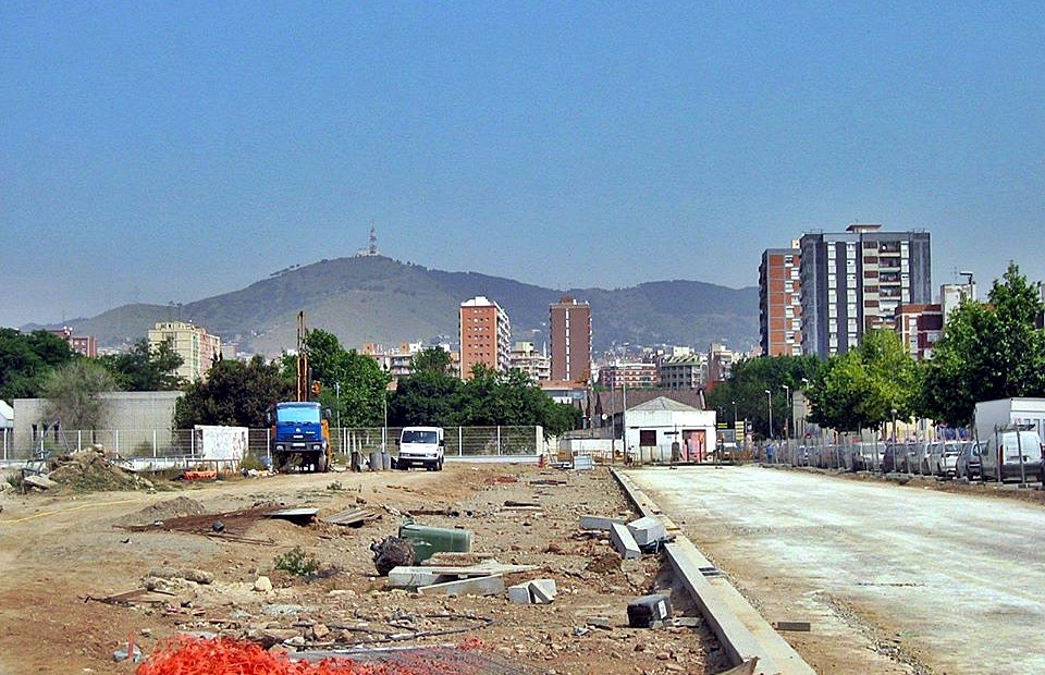 Obres a la Plaça Europa i Amadeu Torner