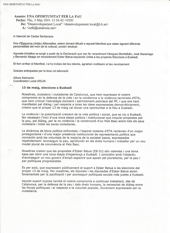 Carta Manifest a favor Ezker Batua