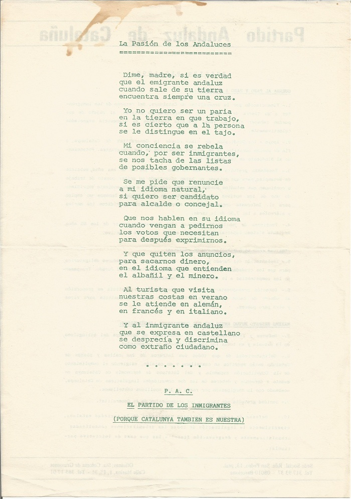 Partido Andaluz de Cataluña