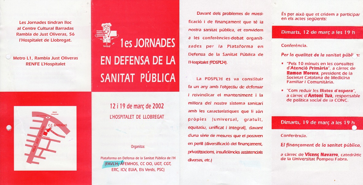 1r Jornades Sanitat Pública 2002 AHSE