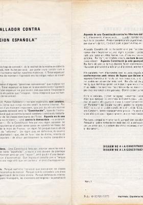 Campanya referèndum Constitució 1978